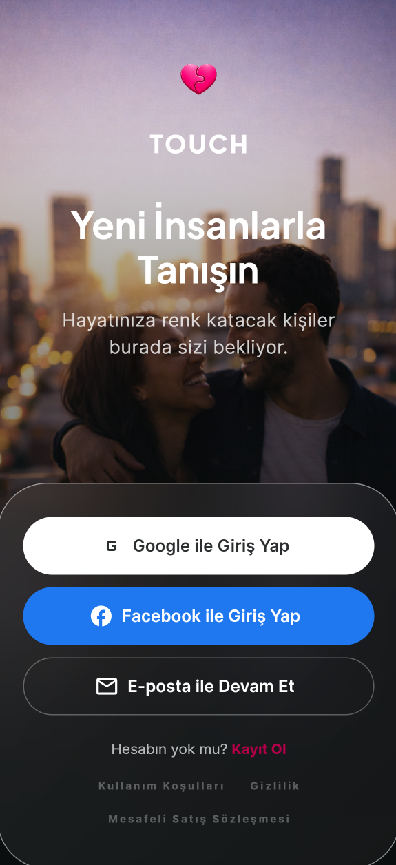 Onboarding ekranı